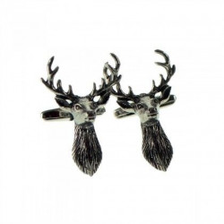 Stag Head Cufflinks (Front)