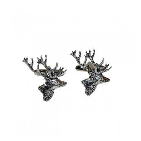 Stag Head Cufflinks (Profile)