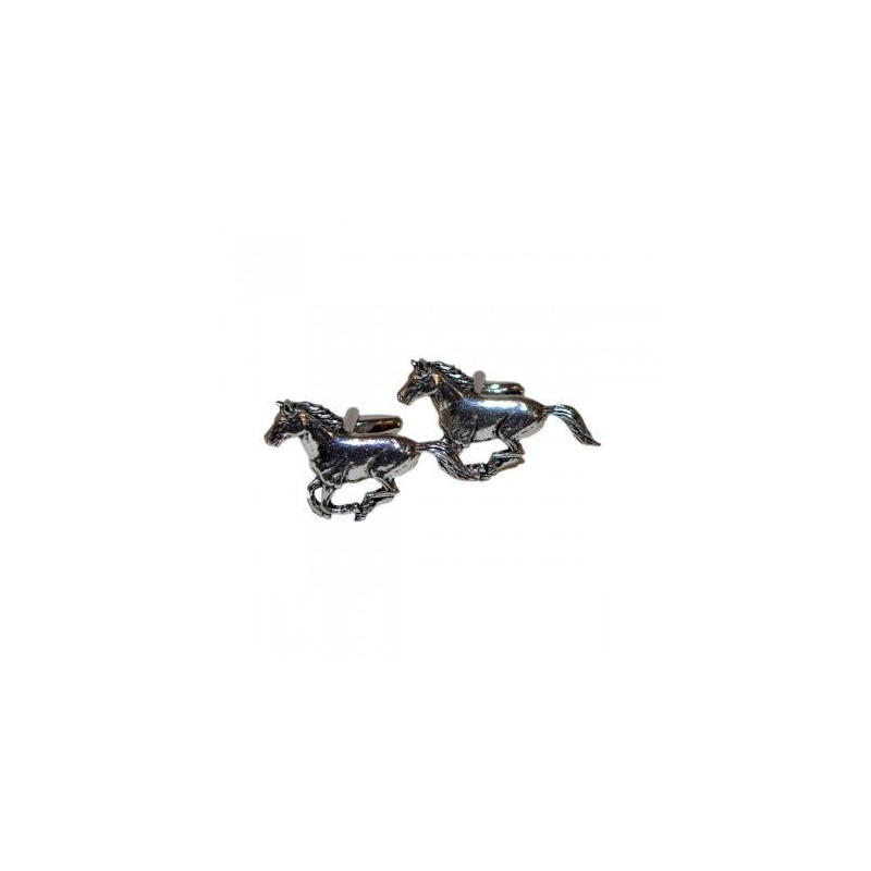 Boutons de manchette Chevaux au galop