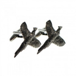 Pheasant in Flight Cufflinks