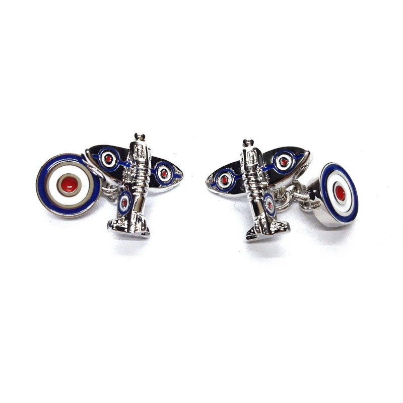 Spitfire Cufflinks (with Chain)