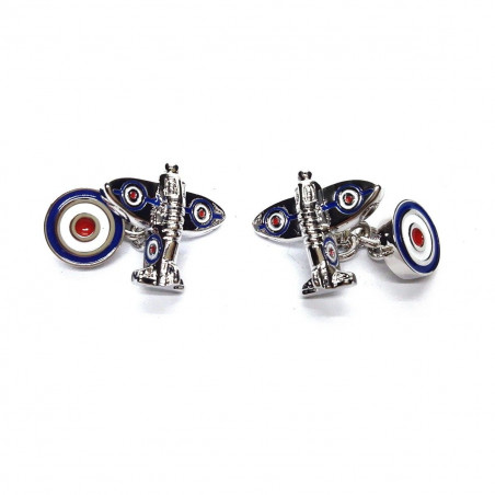 Spitfire Cufflinks (with Chain)