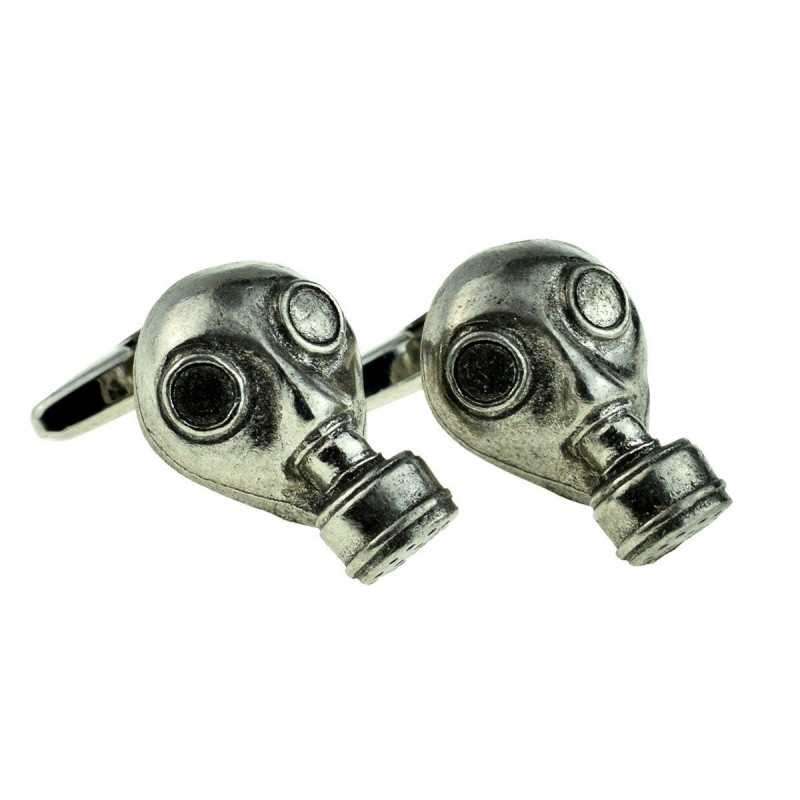 Gas Mask Cufflinks