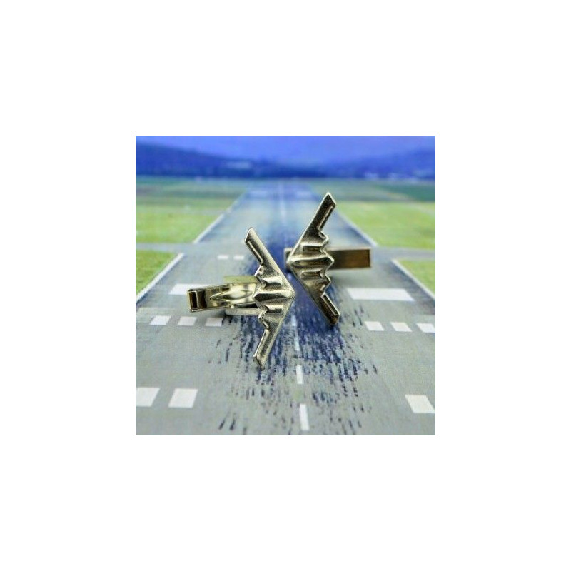 Boutons de manchette avion Stealth Bomber