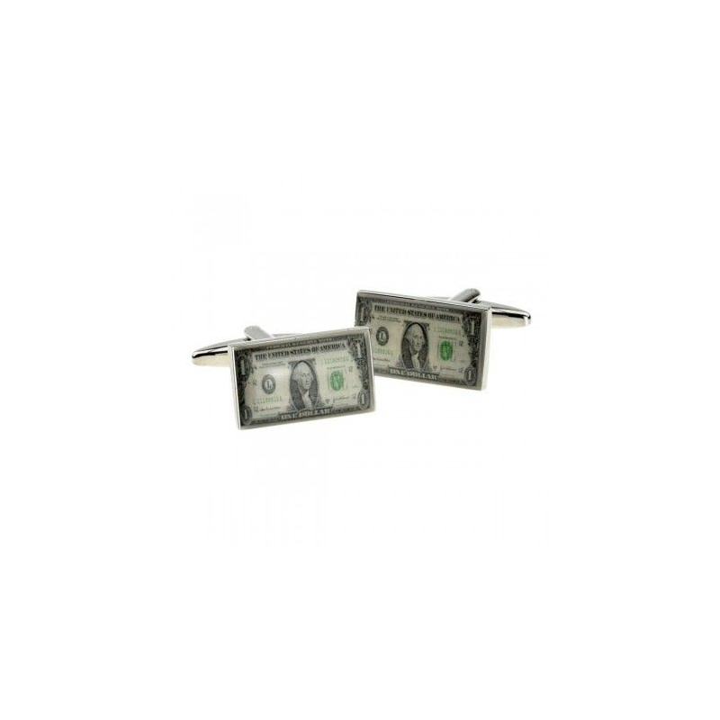 Boutons de manchette dollars USA