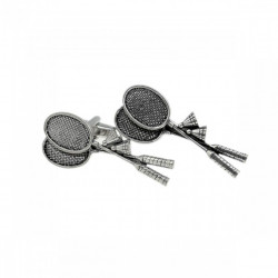 Badminton Racket Cufflinks