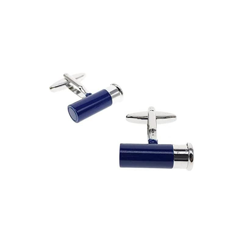 Boutons de manchette Cartouches bleues