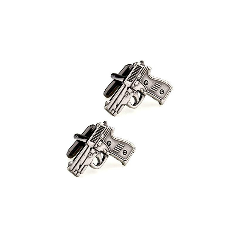 Boutons de manchette Pistolet noir Beretta 92
