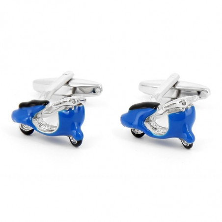 Blue Vespa Cufflinks