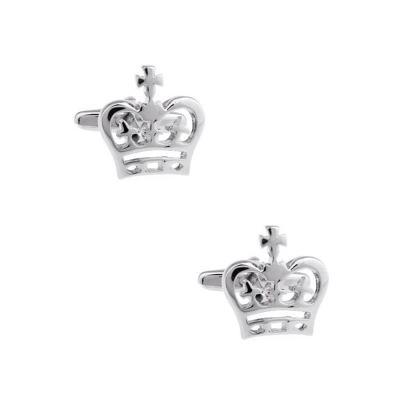 Boutons de manchette couronne Queen