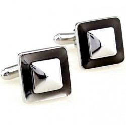 Black Square Cufflinks