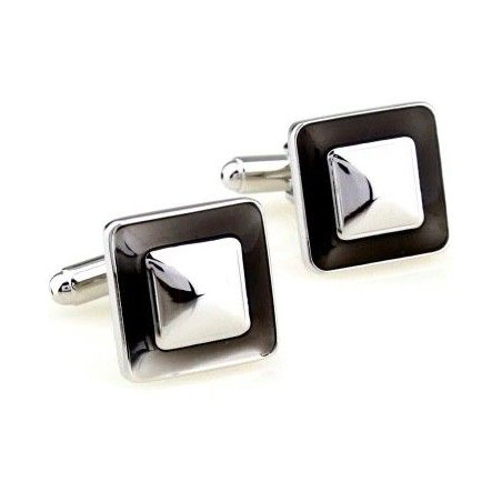 Black Square Cufflinks
