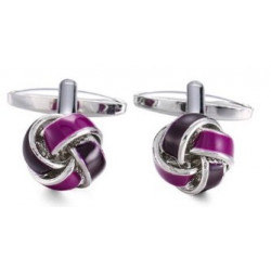 Coloured Knot Cufflinks V