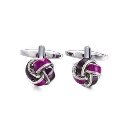 Coloured Knot Cufflinks V