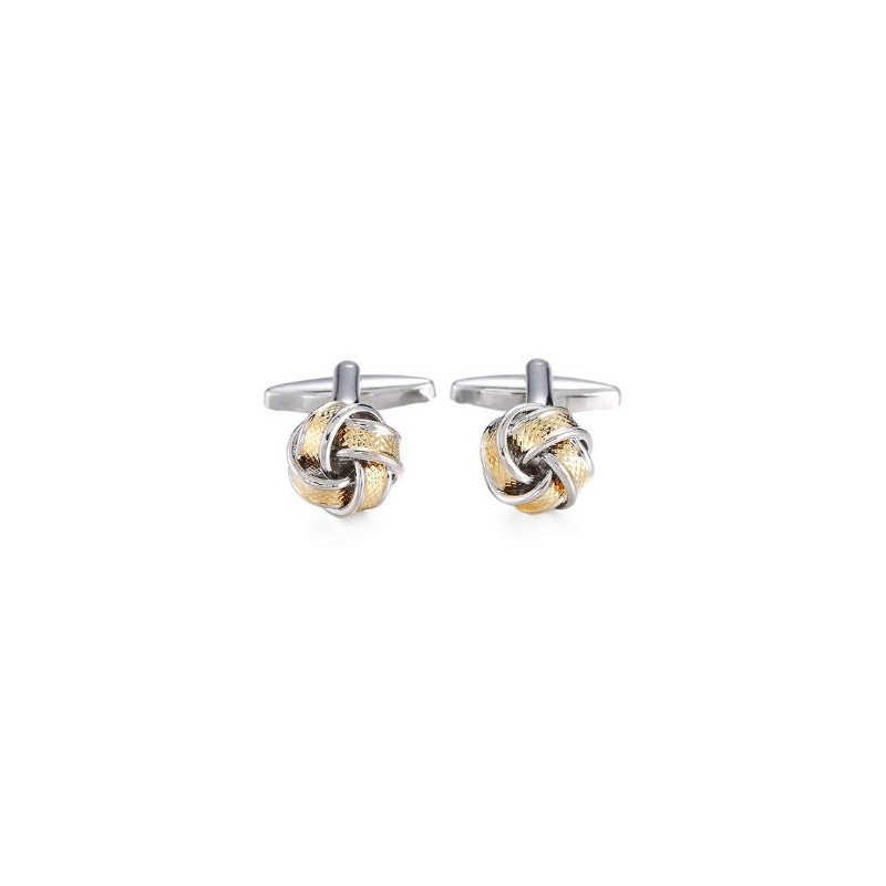 Gold & Silver Knot Cufflinks II