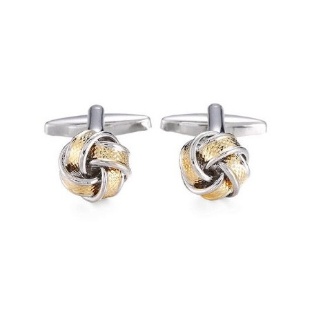 Gold & Silver Knot Cufflinks II
