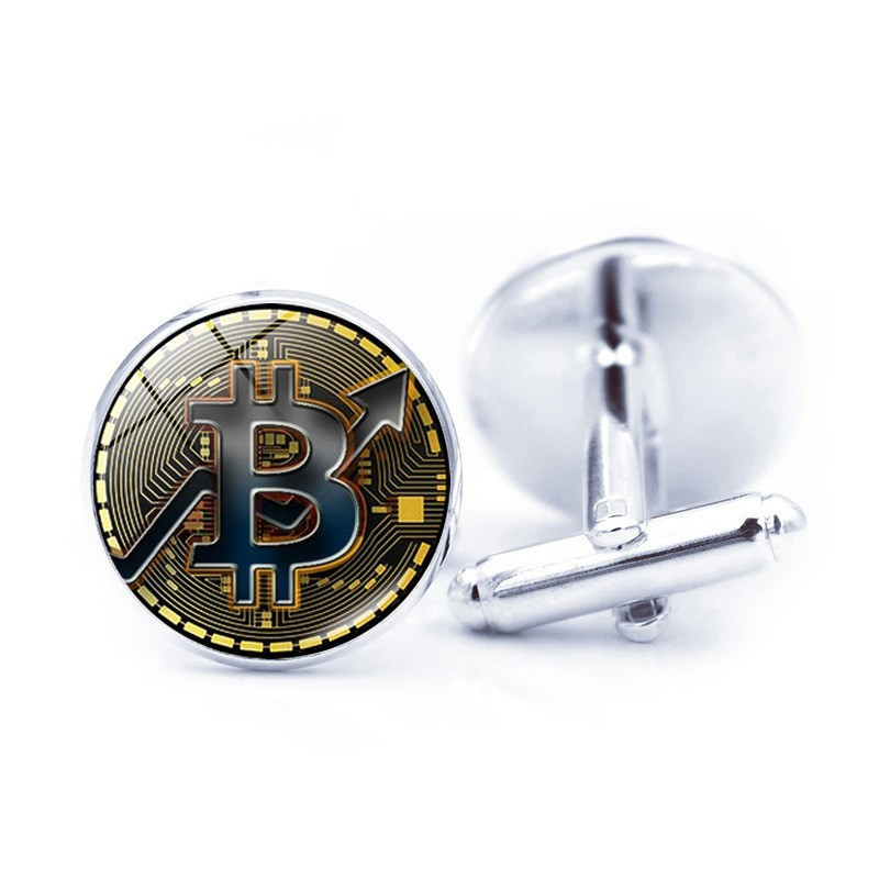 Boutons de manchette bitcoin