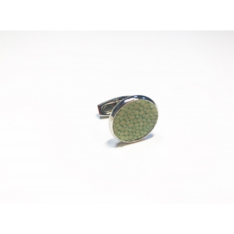 Boutons de manchette galuchat Vert