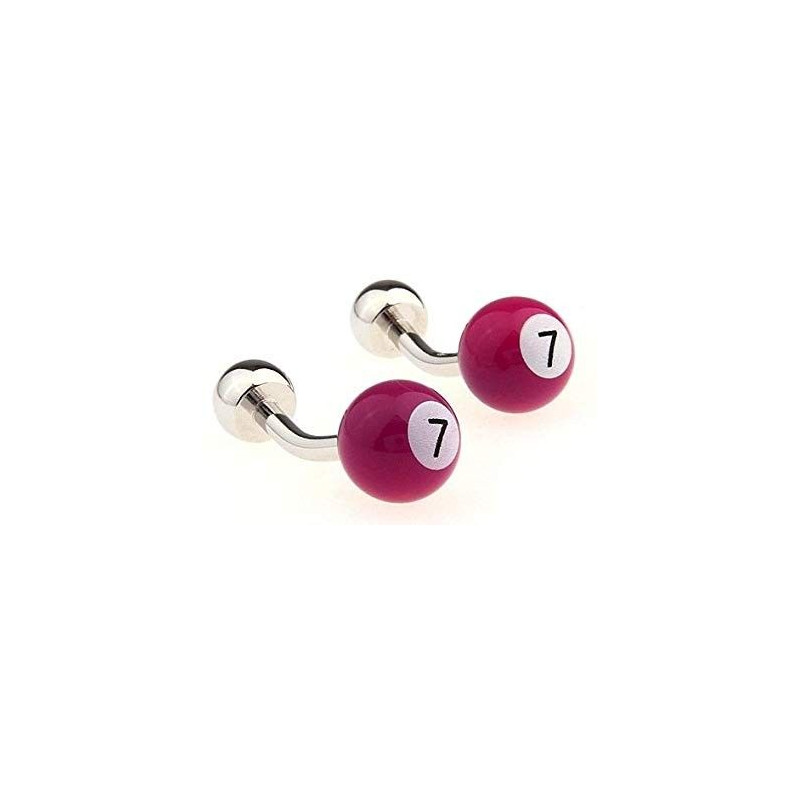 Boutons de manchette Billard Rose