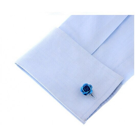 Blue Rose Cufflinks