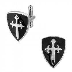 Templar Shield Cufflinks