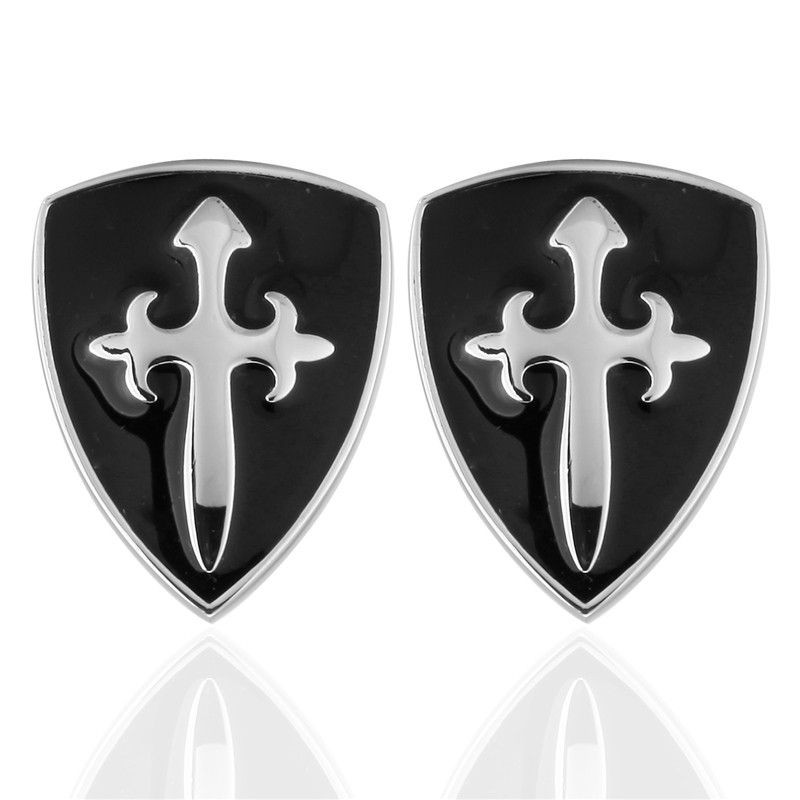 Templar Shield Cufflinks