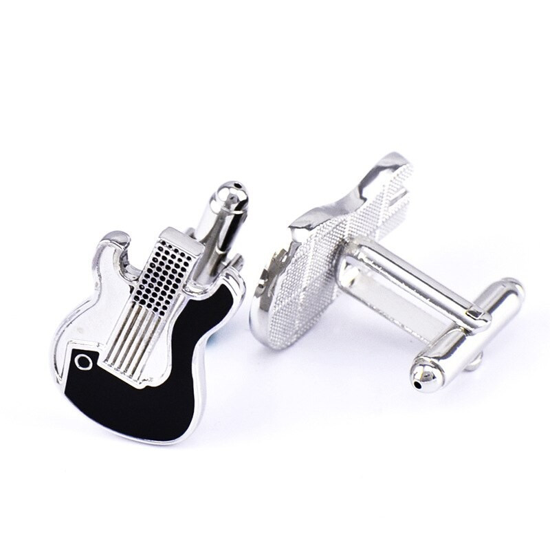 Black Electric Guitars Cufflinks II